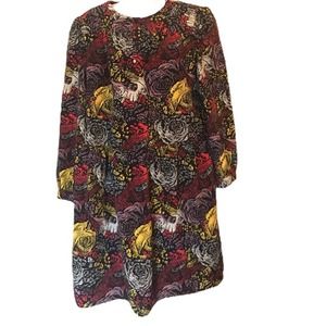 Vintage Floral Darian Long Sleeve Dress